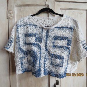 Free People cropped jersey size medium